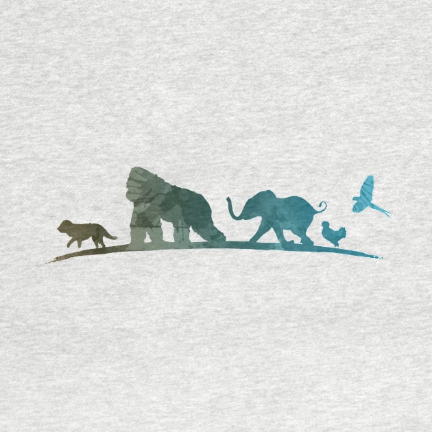 Animals Inspired Silhouette by InspiredShadows